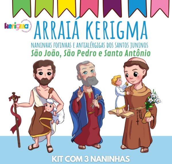 Kit almofadinhas NANINHAS Santos Juninos