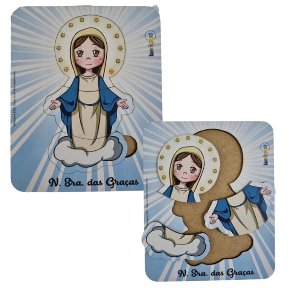 QUEBRA-CABEÇA BABY 3 peças Nossa Senhora das Graças