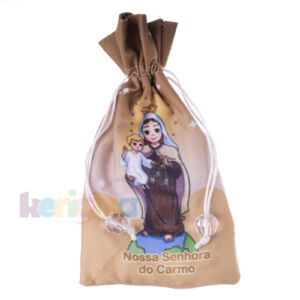 TERÇO INFANTIL COLOR. COM SAQUINHO ESTAMP. - PERSONALIZADO - NOS. SRA. DO CARMO