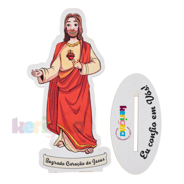 TOTEM SANTINHOS - SAGRADO CORAÇÃO DE JESUS - Imagem 2